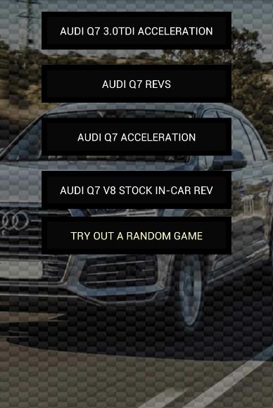 Engine sounds of Q7
