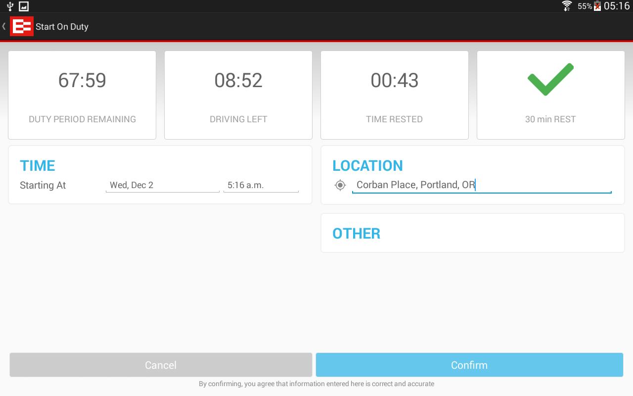 EROAD Driver App
