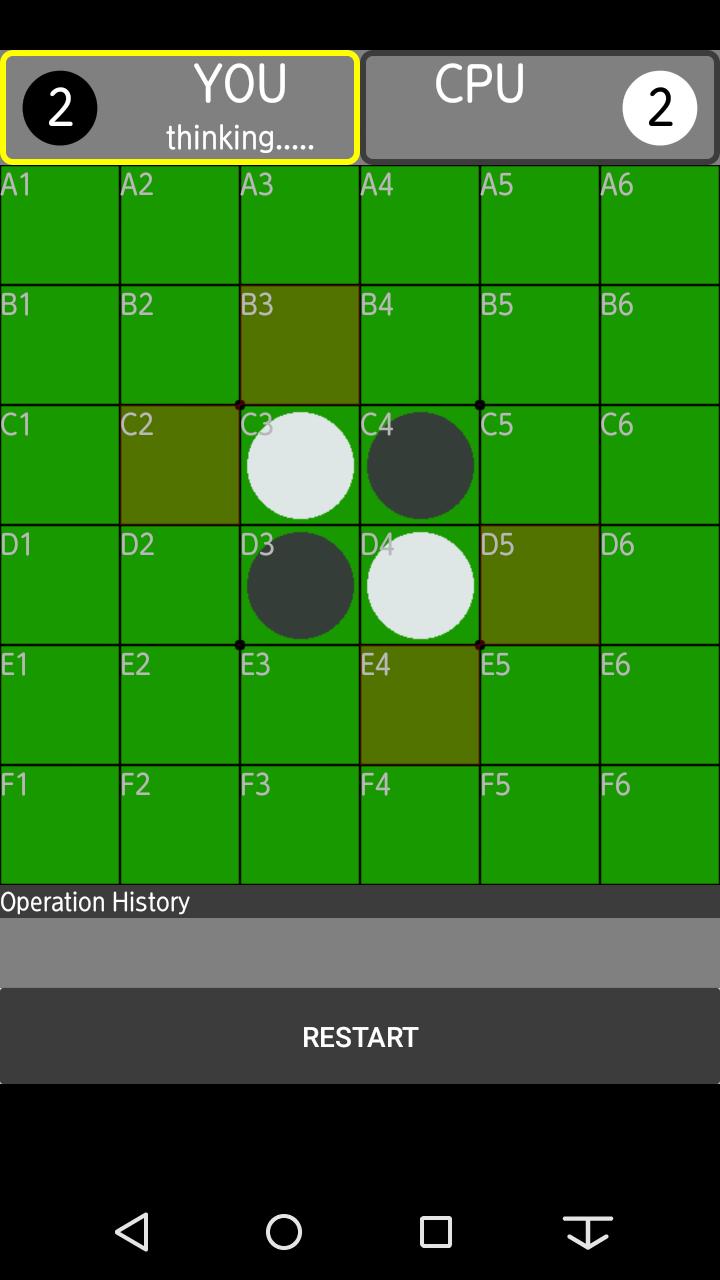 Win not Reversi6*6