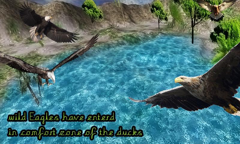 Duck Rescue Wild Eagle Attack