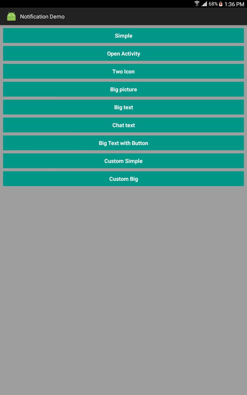 Notification Demo