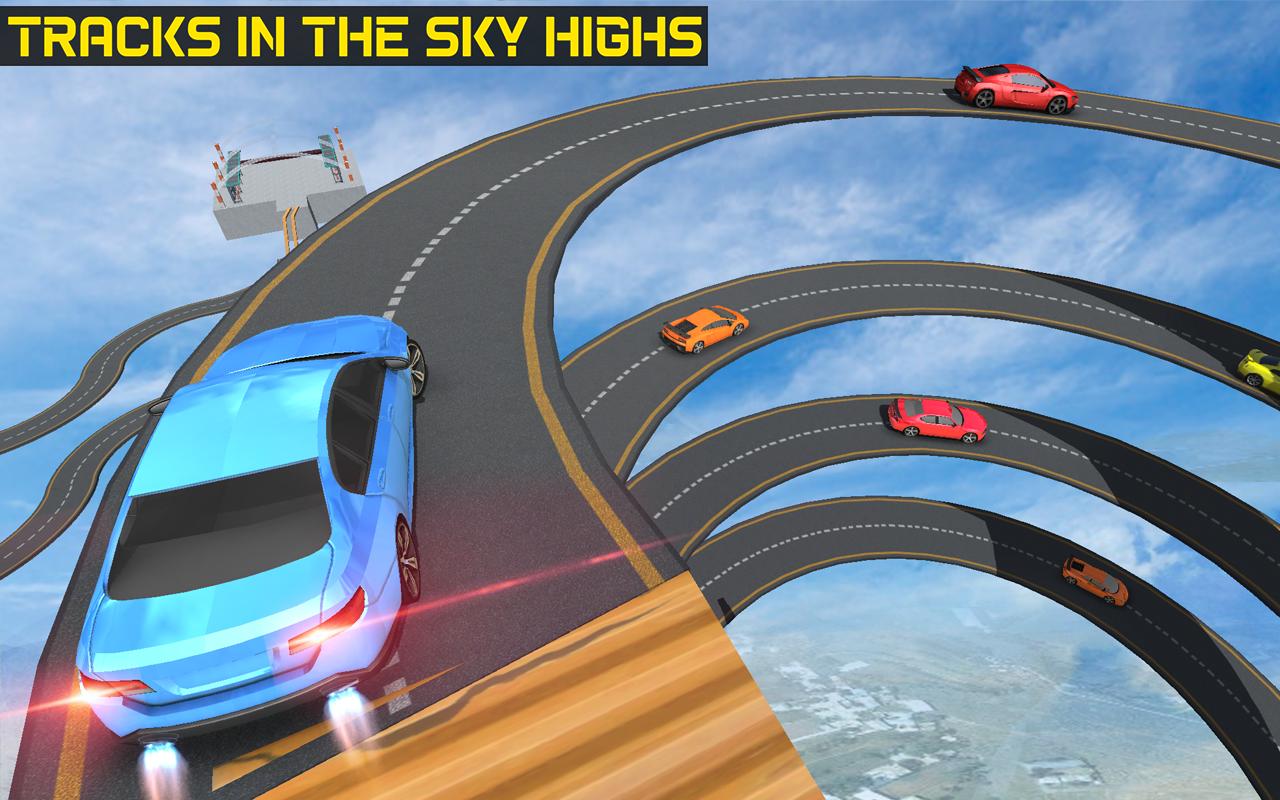 Mega Ramp GT Car Racing Stunt