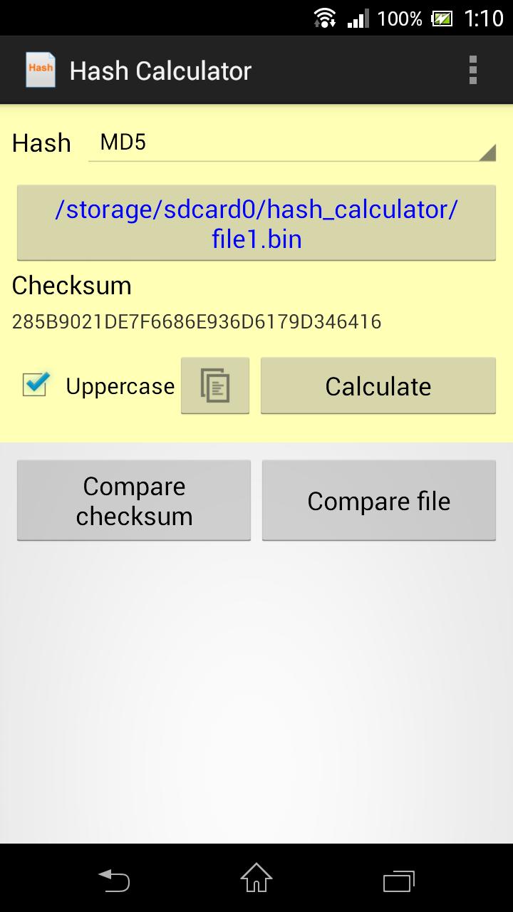 Hash Calculator