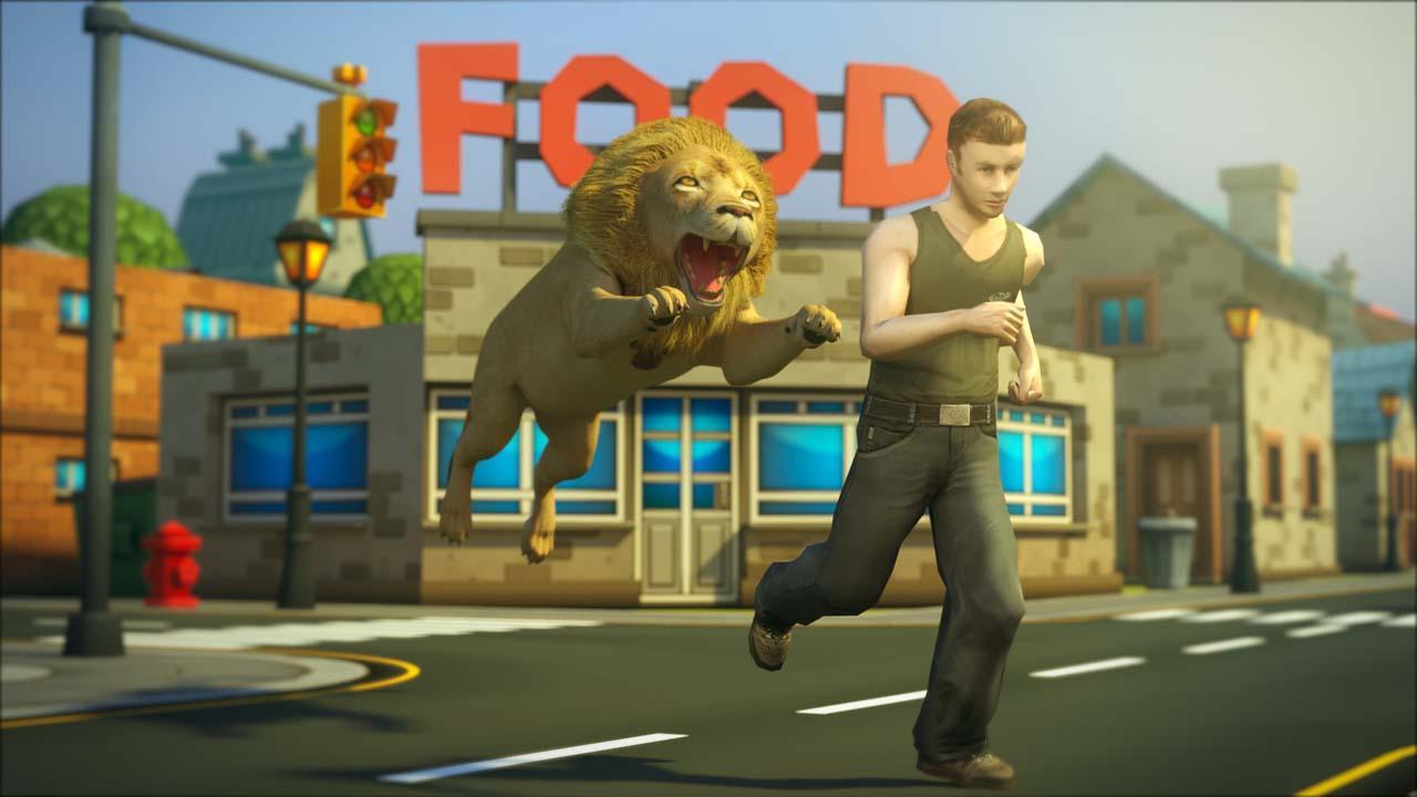 Wild Animal Zoo City Simulator