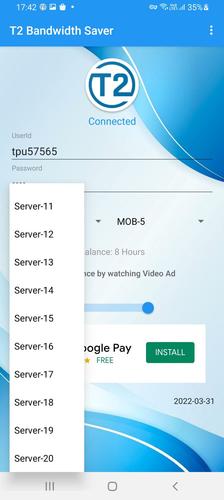 T2 Bandwidth Saver