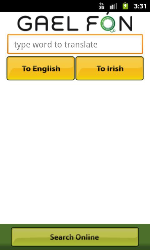 Gaelfon FREE Irish Translator