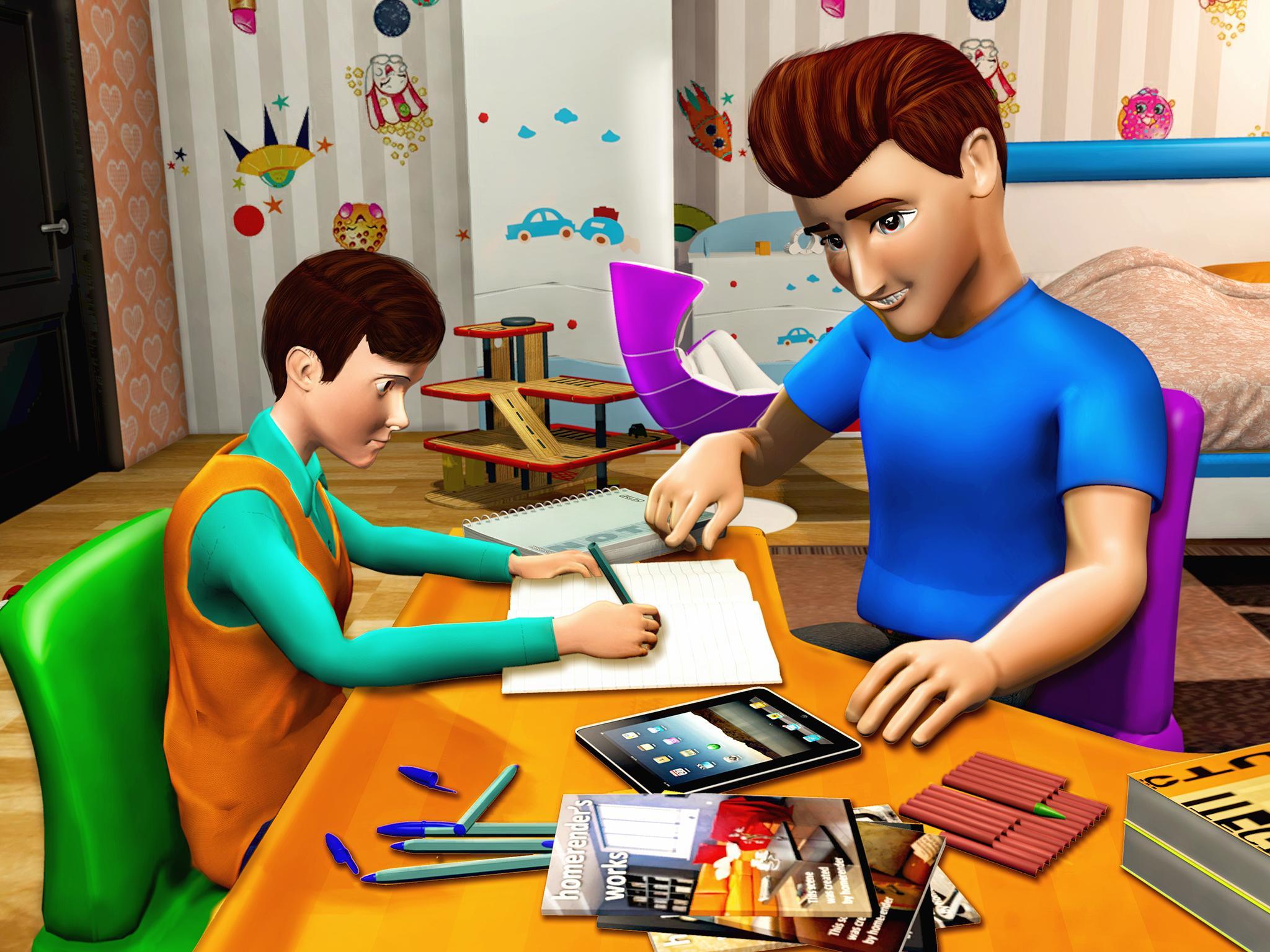 Virtual Happy Family Life Game