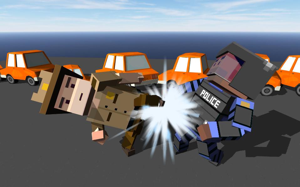 Pixel Blocky Fight