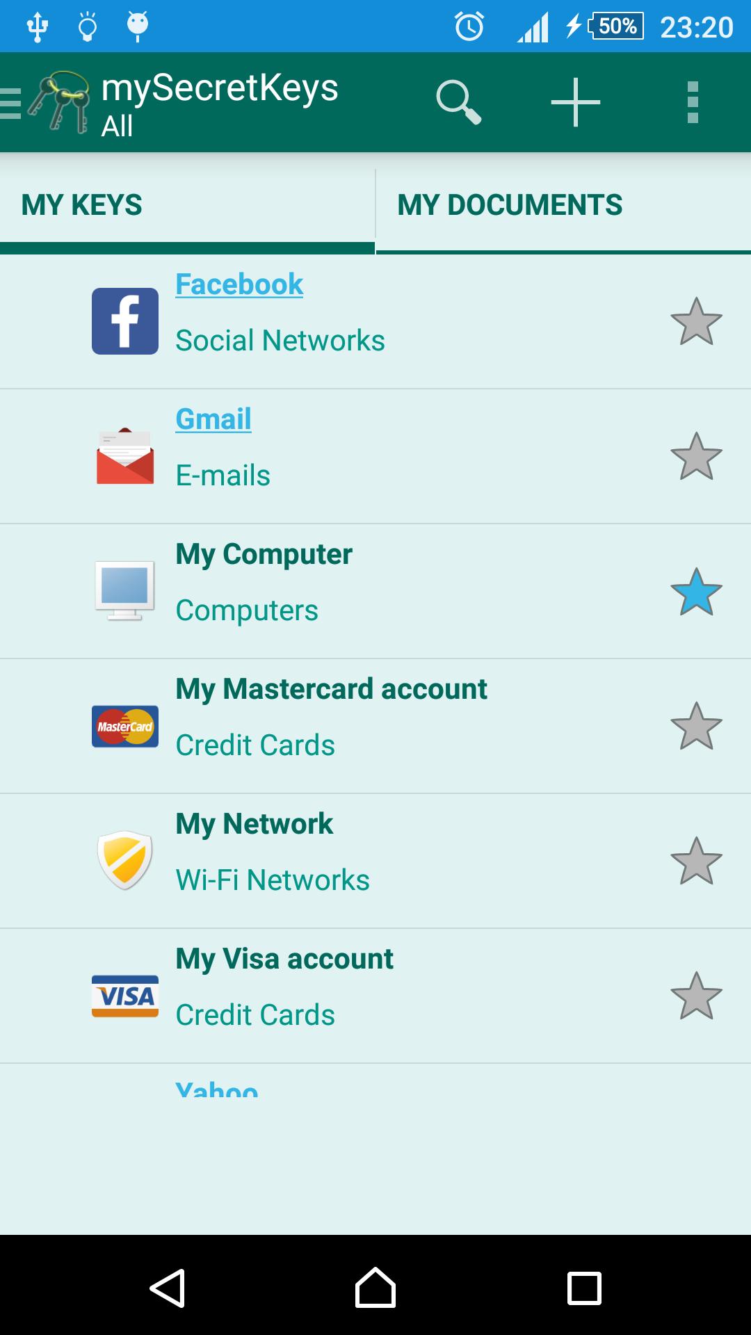 mySecretKeys