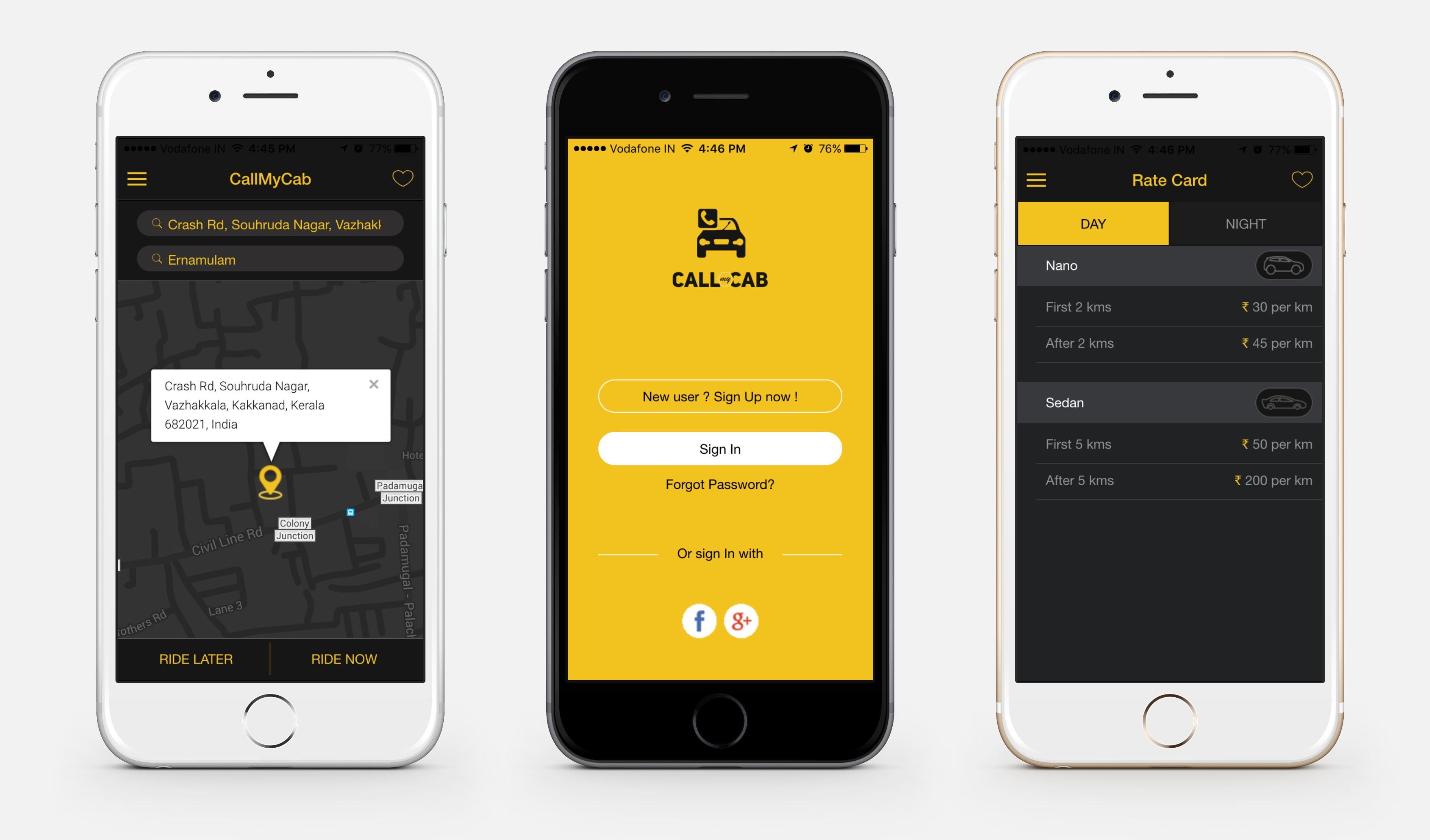Call My Cab - User