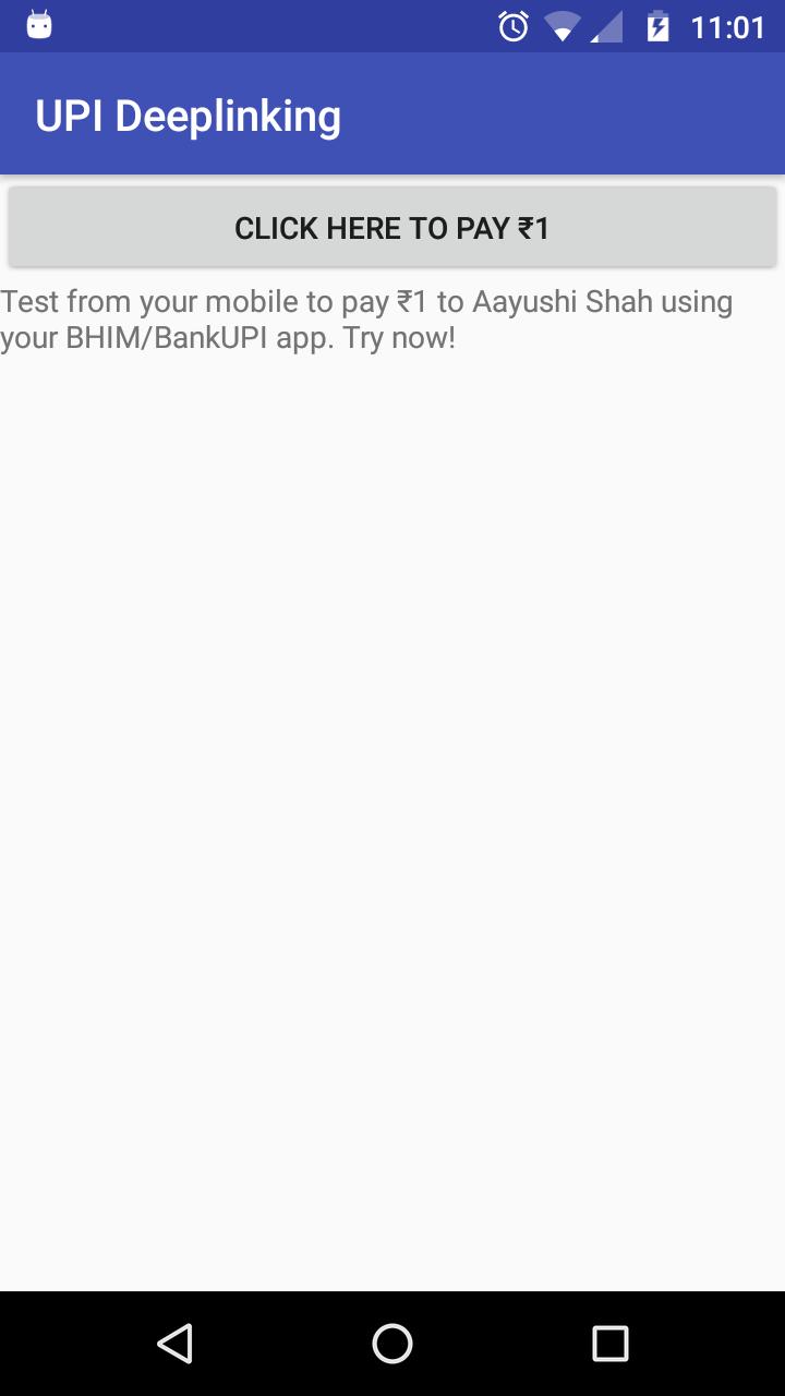 DeepLink UPI Module