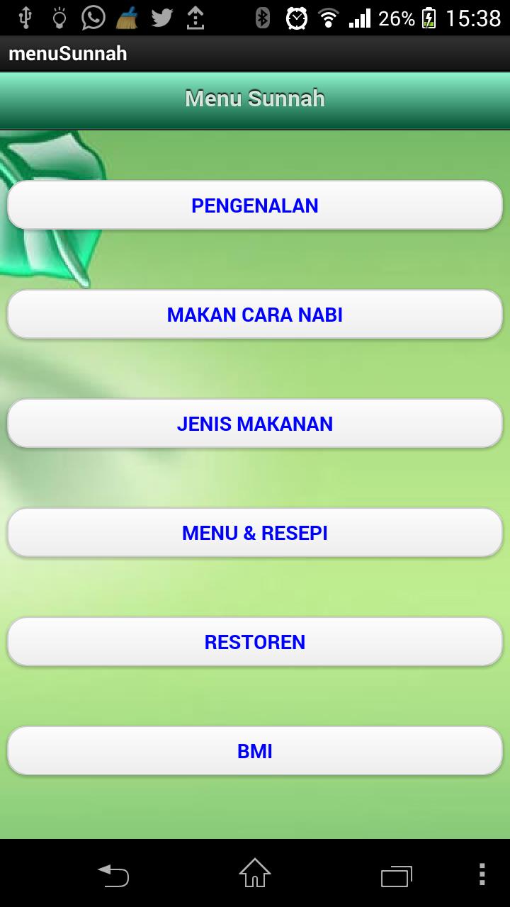 Menu Sunnah